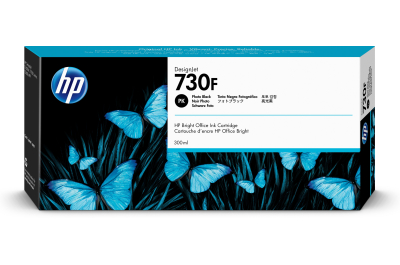 HP 730F fotozwarte DesignJet-inktcartridge, 300 ml