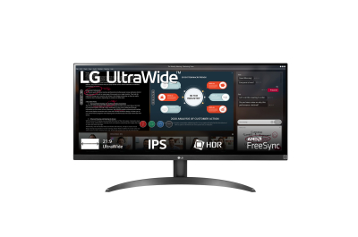 LG 29WP500-B computer monitor 73.7 cm (29") 2560 x 1080 pixels UltraWide Full HD LED Black