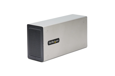 StarTech.com Thunderbolt 3 PCIe Expansion Chassis, External Enclosure W/Dual PCI Express Slots, PCIe Box for Laptops/Desktops/All-In-Ones, 8K/4K Output Via TB3/DP 1.4 Ports, For Video Capture/Fiber/Ethernet Cards