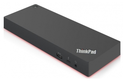 Lenovo 40AN0135UK laptop dock & poortreplicator Bedraad Thunderbolt 3 Zwart