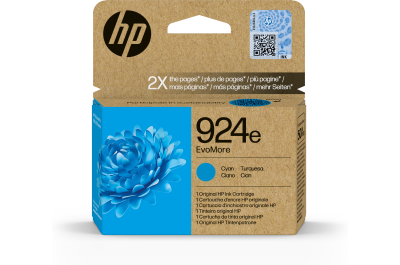 HP 924e EvoMore Cyan Original Ink Cartridge