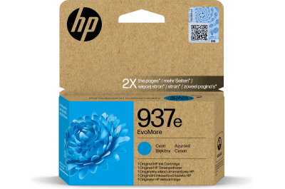 HP 937e EvoMore originele cyaan inktcartridge