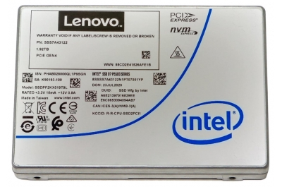 Lenovo 4XB7A17145 internal solid state drive U.2 1.92 TB PCI Express 4.0 TLC 3D NAND NVMe
