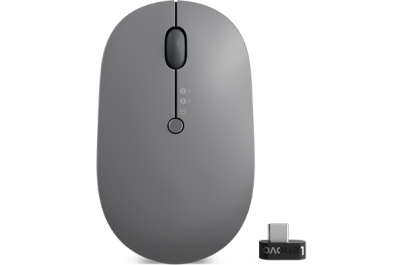 Lenovo Go Multi-Device mouse Office Ambidextrous RF Wireless + Bluetooth Optical 2400 DPI