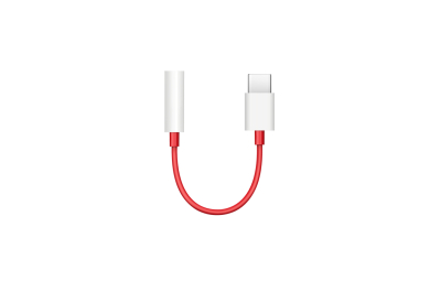 OnePlus TC01W mobile phone cable Red 0.09 m USB C 3.5mm
