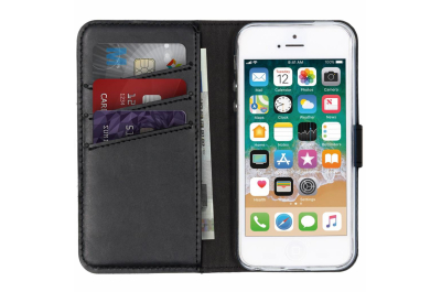Selencia 5G21086603 mobile phone case 10.2 cm (4") Wallet case Black