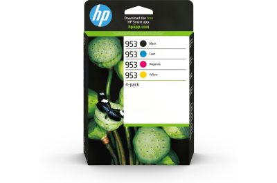 HP 953 4-pack Black/Cyan/Magenta/Yellow Original Ink Cartridges
