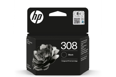 HP 308 Black Original Ink Cartridge EU