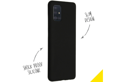 Accezz A515F28337201 mobile phone case 16.5 cm (6.5") Cover Black