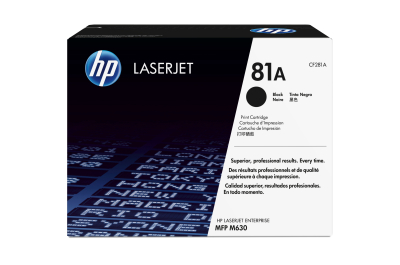 HP 81A originele zwarte LaserJet tonercartridge