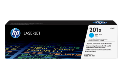 HP 201X originele high-capacity cyaan LaserJet tonercartridge