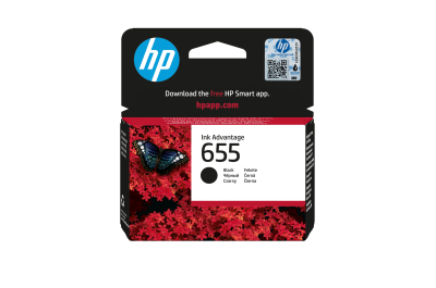 HP 655 Black Ink Cartridge EU