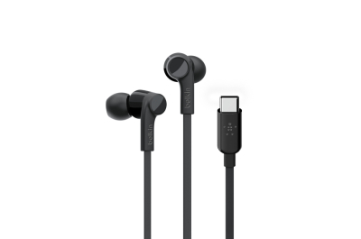 Belkin ROCKSTAR Headphones Wired In-ear Calls/Music USB Type-C Black