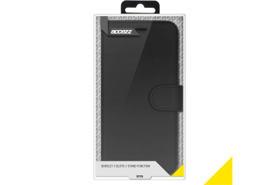 Accezz J600F60446802 mobile phone case 14.2 cm (5.6") Wallet case Black