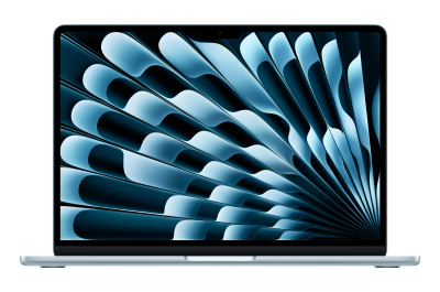 Apple MacBook Air 13-inch : M4 chip with 10-core CPU and 8-core GPU, 16GB, 256GB SSD - Sky Blue
