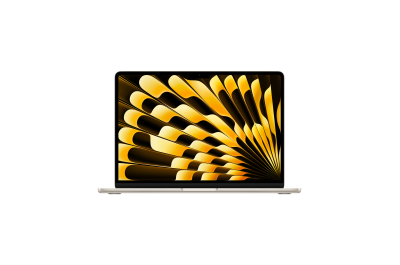 Apple MacBook Air 13-inch : M3 chip with 8-core CPU and 10-core GPU, 24GB, 512GB SSD - Starlight