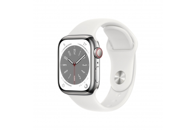Apple Watch Series 8 OLED 41 mm 4G Zilver GPS