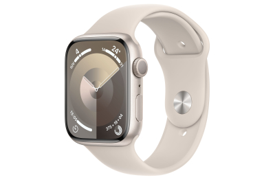 Apple Watch Series 9 45 mm Digital 396 x 484 pixels Touchscreen Beige Wi-Fi GPS (satellite)