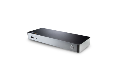 StarTech.com Dual Monitor USB C Docking Station with 60W Power Delivery for Windows Laptops - USB C to HDMI / DVI Dock - USB 3.1 Gen 1 Type C Dock w/ Charging - Thunderbolt 3 Compatible