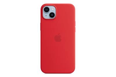 Apple iPhone 14 Plus Silicone Case with MagSafe - (PRODUCT)RED