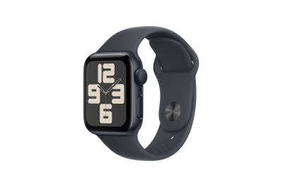 Apple Watch SE GPS 40mm Midnight Aluminium Case with Midnight Sport Band - S/M