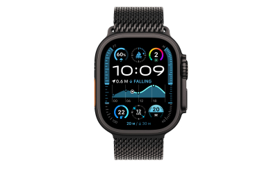 Apple 49mm Black Titanium Milanese Loop - Small