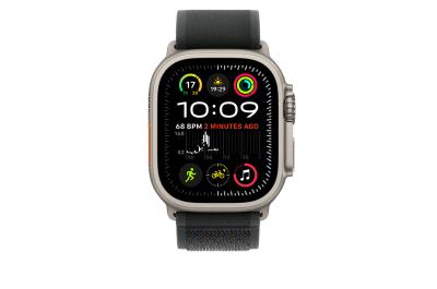 Apple MXTR3ZM/A slimme draagbare accessoire Band Zwart Nylon, Polyester, Spandex, Titanium