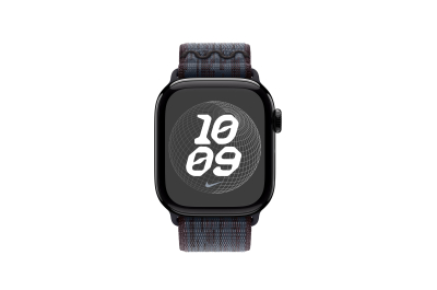 Apple MYJA3ZM/A slimme draagbare accessoire Band Zwart, Blauw Nylon
