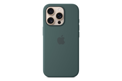 Apple iPhone 16 Pro Silicone Case with MagSafe - Lake Green
