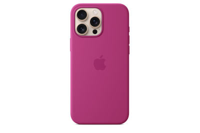 Apple iPhone 16 Pro Max Silicone Case with MagSafe - Fuchsia