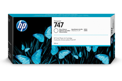 HP 747 glansverhogende DesignJet inktcartridge, 300 ml
