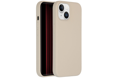 Accezz Liquid Silicone Backcover mobile phone case 15.5 cm (6.1") Cover Beige