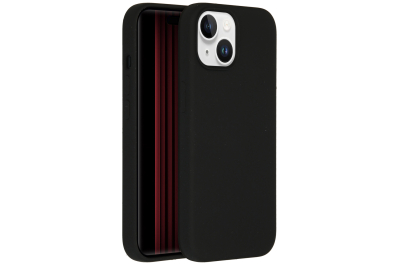 Accezz Liquid Silicone Backcover met MagSafe iPhone 15 - Zwart