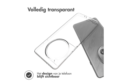 Accezz Clear Backcover OnePlus 12 - Transparant