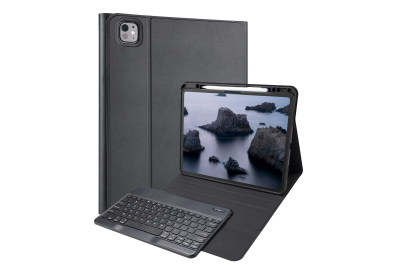Accezz SH00075668 mobile device keyboard AZERTY Bluetooth Black