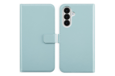 Selencia Echt Lederen Bookcase Samsung Galaxy A36 - Air Blue
