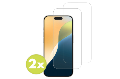 Accezz Gehard Glas Screenprotector 2-pack iPhone 16 Pro