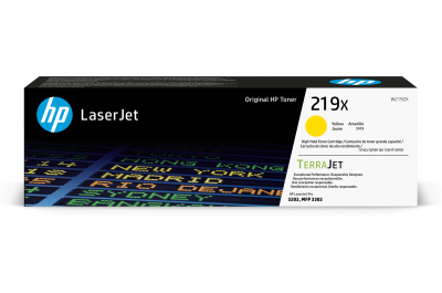 HP 219X High Yield Yellow Original LaserJet Toner Cartridge