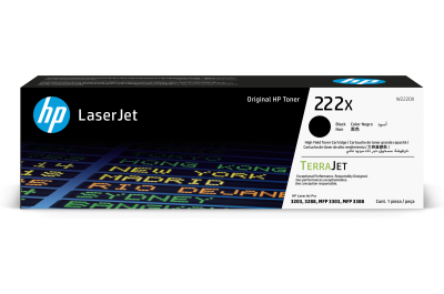 HP 222X originele high-capacity zwarte LaserJet-tonercartridge